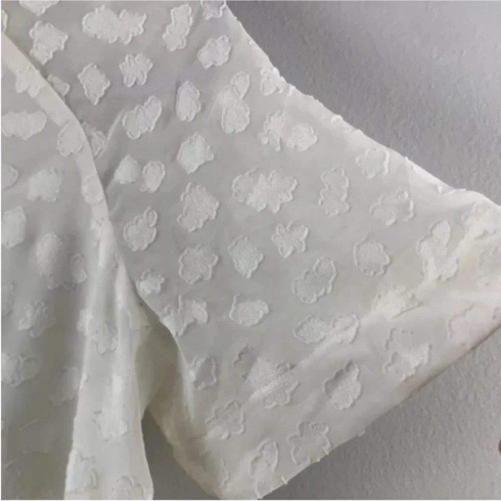 Anthropologie Feather Bone Chiffon Blouse